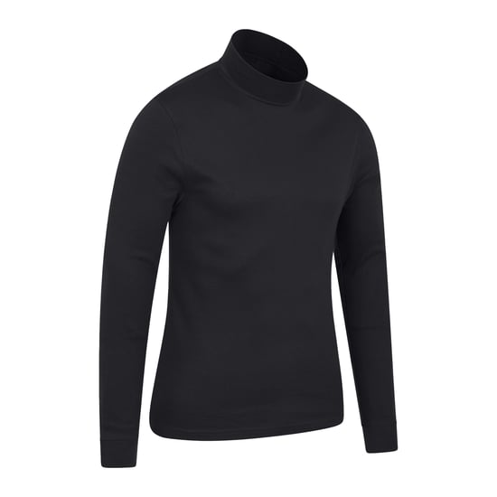 Mountain Warehouse Mens Meribel Turtle Neck Base Layer Top (Black) - Image 4