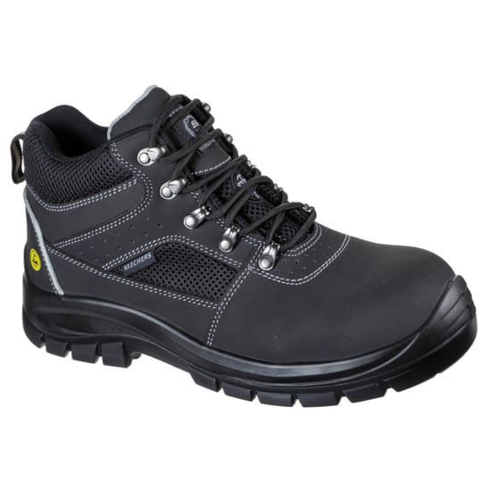 Skechers Mens Trophus Letic Memory Foam Leather Safety Boots - Image 1