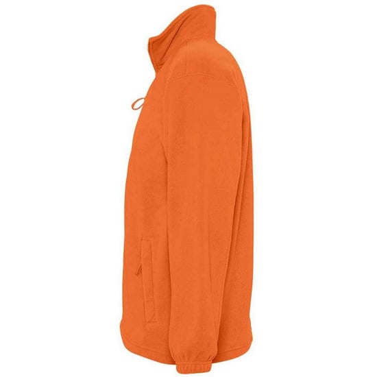 SOLS Unisex Adult North Fleece Jacket (Orange) - Image 3