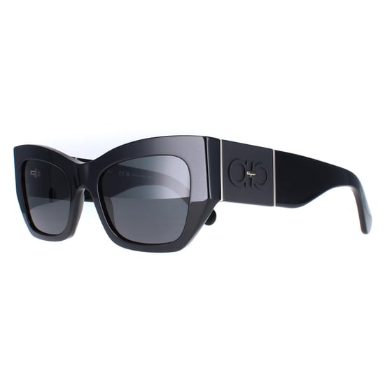 Salvatore Ferragamo Cat Eye Womens Black Grey SF1059S