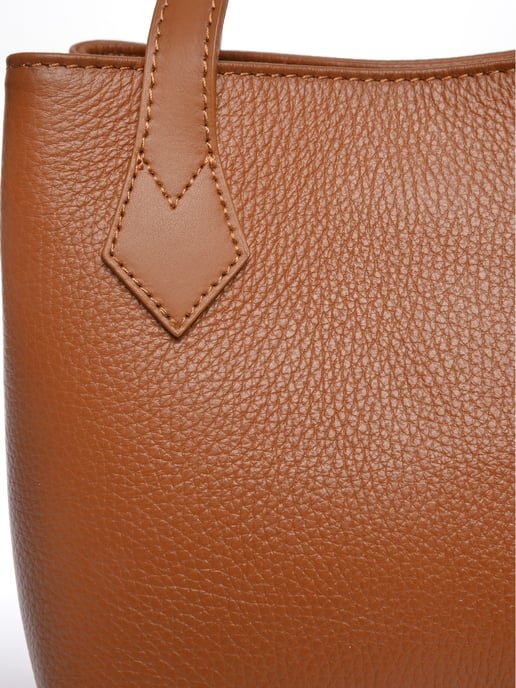 Luisa Vannini Marrón Bolso de cuero - Image 3