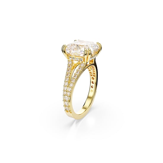 Swarovski 'Stilla' Women's Gold Plated Metal Ring - Gold 5693501 - Image 2