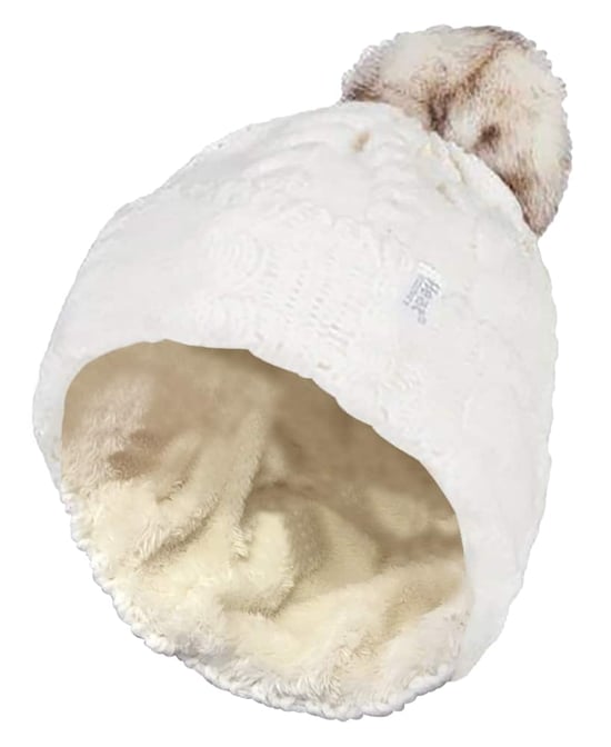 Heat Holders - Gorro térmico de mujer con forro polar y pompón - Image 1