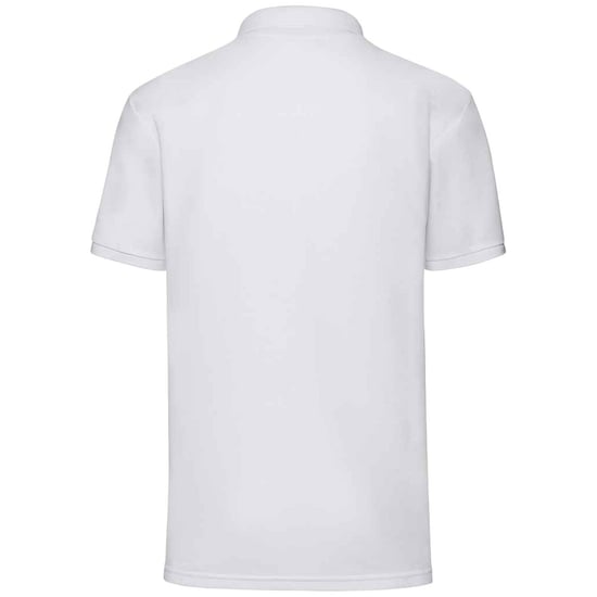 Fruit of the Loom Mens 65/35 Polo Shirt (White) - Image 2