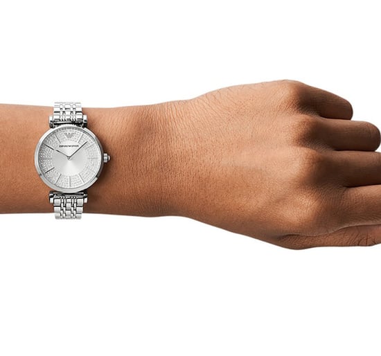 Emporio Armani Gianni T-bar Women's Silver Watch AR11445