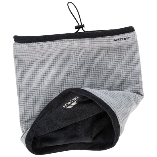 Trespass Unisex Adult Treverso Reversible Neck Warmer (Black/Platinum) - Image 4