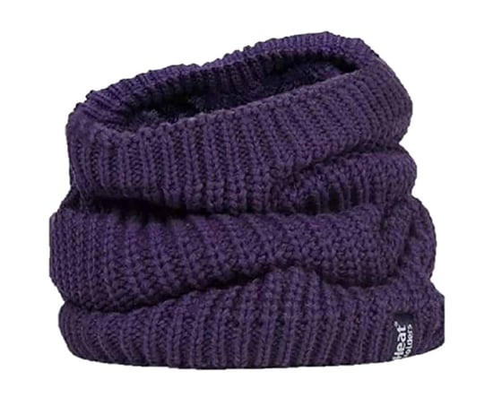 Señoras grueso invierno cálido forro polar Chunky Calentador de cuello térmico de punto - Image 1