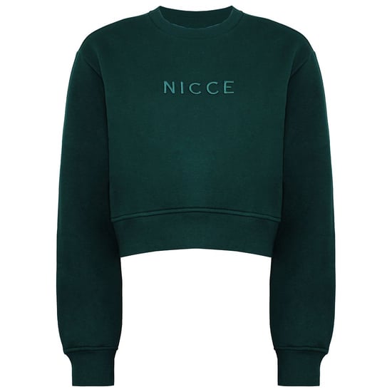Nicce Era Mens Dark Green Cropped Sweater