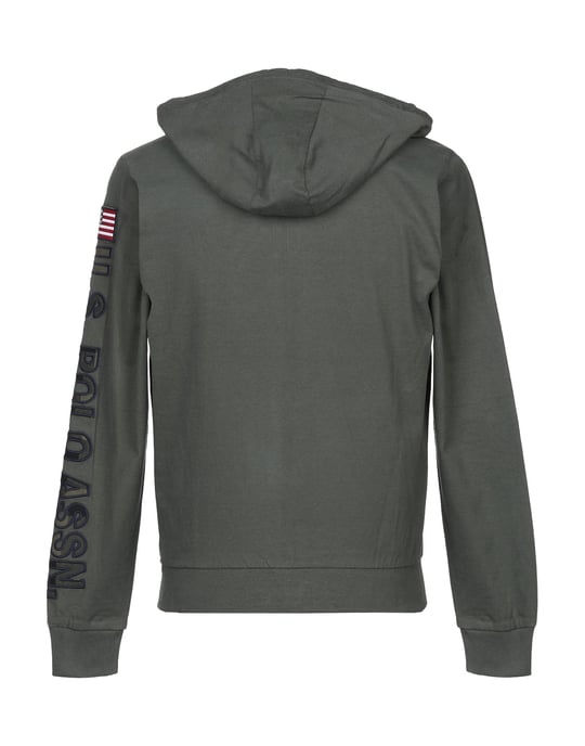 TOPWEAR U.S.Polo Assn. Military green Man Cotton