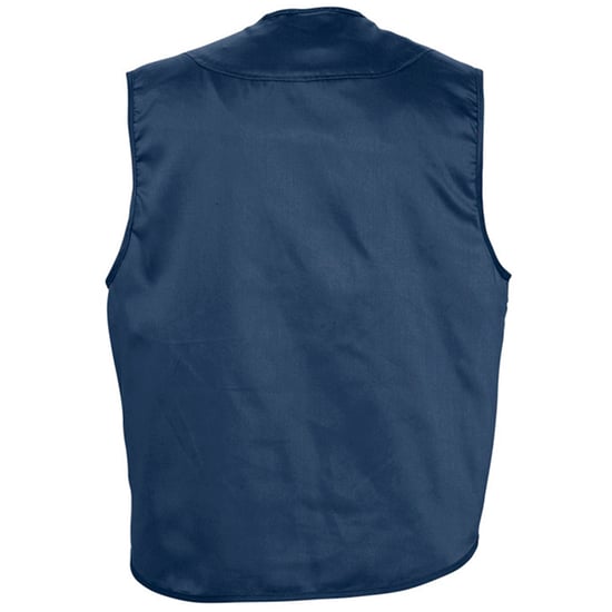 SOLS Wild Unisex Full Zip Waistcoat Bodywarmer Jacket (Navy) - Image 2
