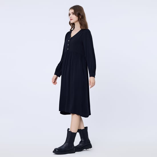 Retro-style loose shirt-dress - Image 3
