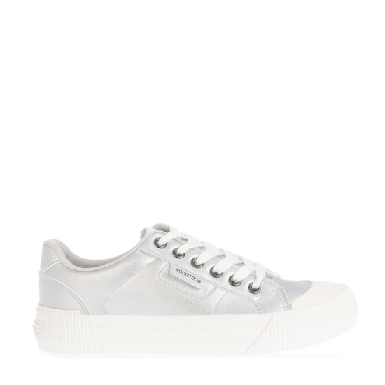Women's Rocket Dog Cheery Metallic Trainers in Silver