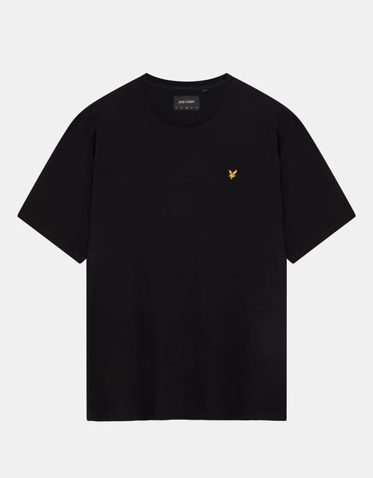 Lyle & Scott Plain T-Shirt in Black - Image 5