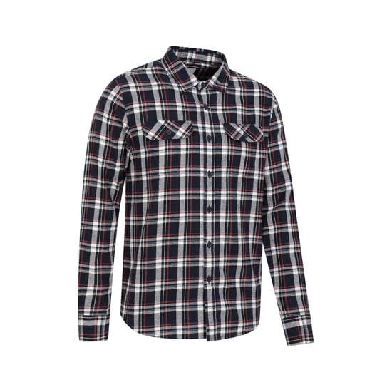 Mountain Warehouse Mens Trace Flannel Long-Sleeved Shirt (Blue)