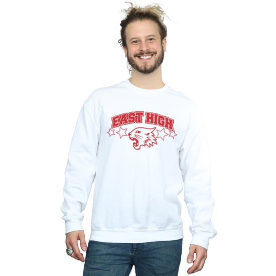 Disney Mens High School Musical The Musical Wildcat Stars Sweatshirt (White) - Image 2