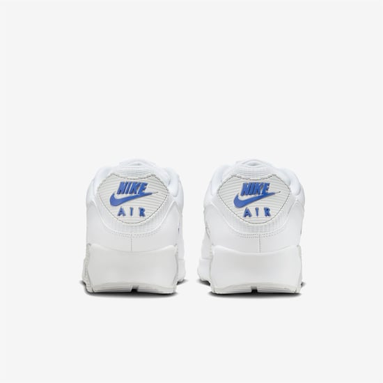 Nike Air Max 90 Men’s Trainers in White/Photon Dust/Game Royal - Image 4