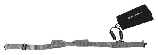 Corbata de Moño Papillon de Hombre con Lunares Grises Dolce & Gabbana - Image 2