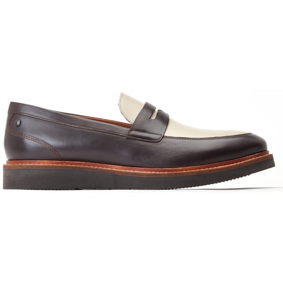 Base London Sid Leather Men's Brown/Beige Loafers - Image 5