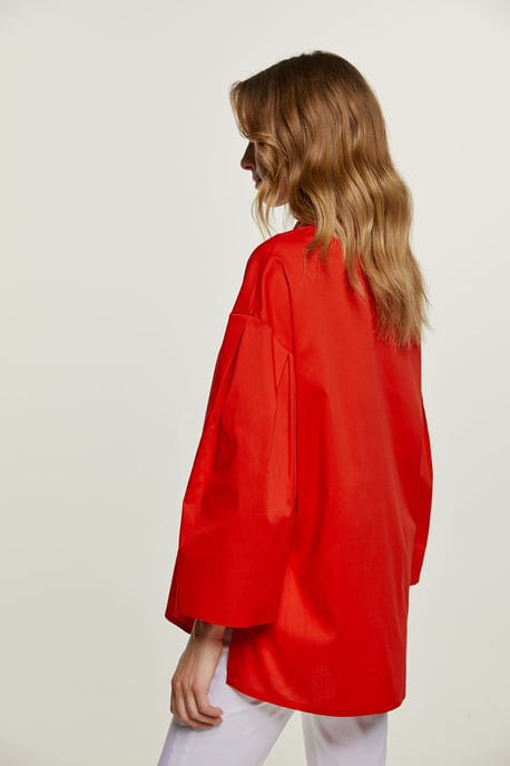 Blusa de manga ancha roja - Image 4