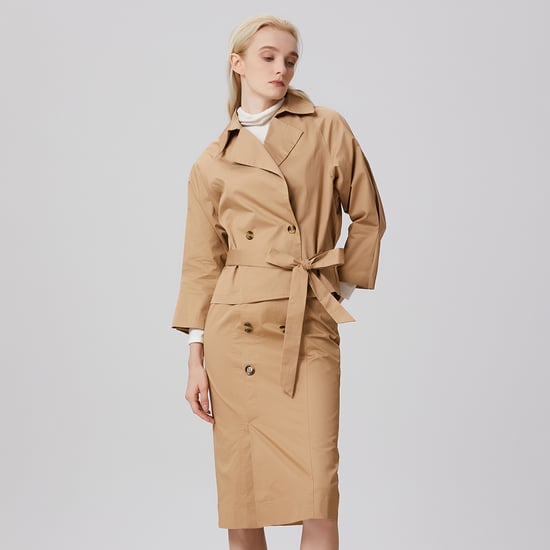 Double breasted coton trench-jacket - Image 5