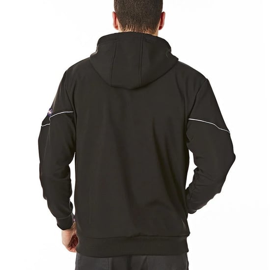 Lee Cooper Mens Reflective Hooded Jacket (Black) - Image 4