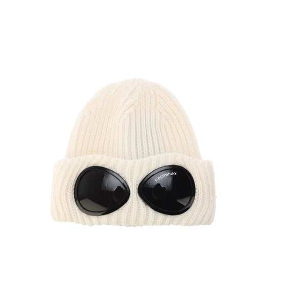 Accessories C.P. Company Goggle Lens Beanie in White - Image 1