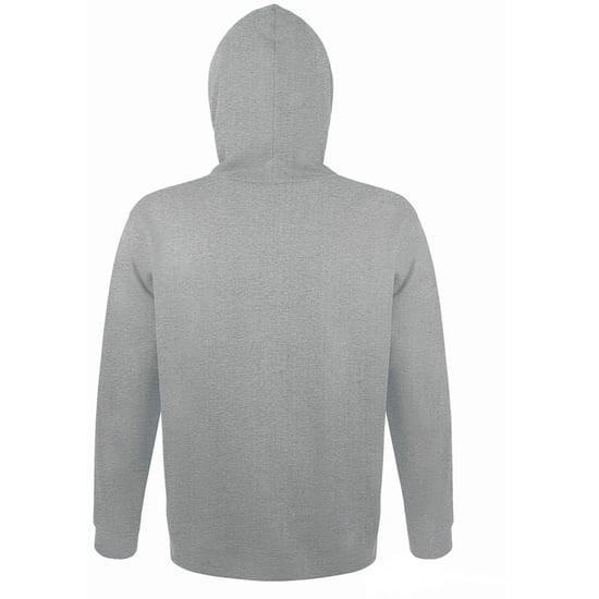SOLS Snake Unisex Hooded Sweatshirt / Hoodie (Grey Marl) - Image 2