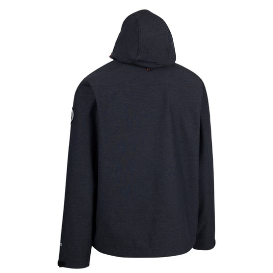 Mens Justin DLX Marl Soft Shell Jacket (Black Marl) - Image 2