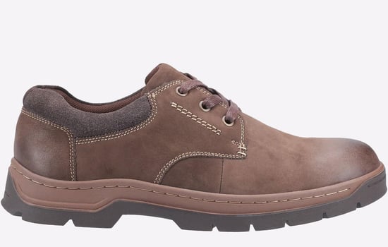 Cotswold Thickwood Burnished Leather Shoes - Image 1