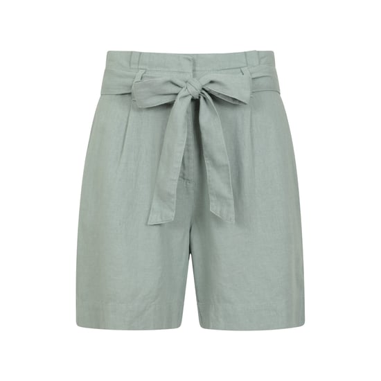 Mountain Warehouse Womens/Ladies Oatley Linen Blend Shorts (Khaki Green) - Image 1
