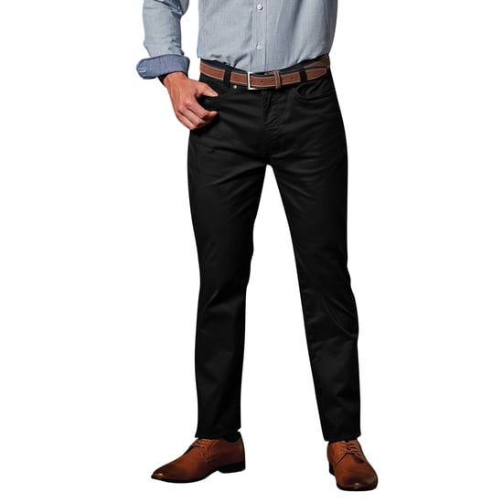 Premier Mens Performance Chinos (Black) - Image 2