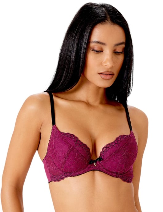 Gossard Superboost Lace Padded Plunge Bra - Image 1