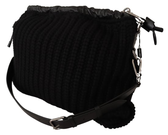 Bolso de hombro cruzado de cachemira negro de mujer de Dolce & Gabbana - Image 4