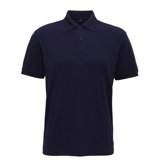 Asquith & Fox Mens Super Smooth Knit Polo Shirt (Navy) - Image 1