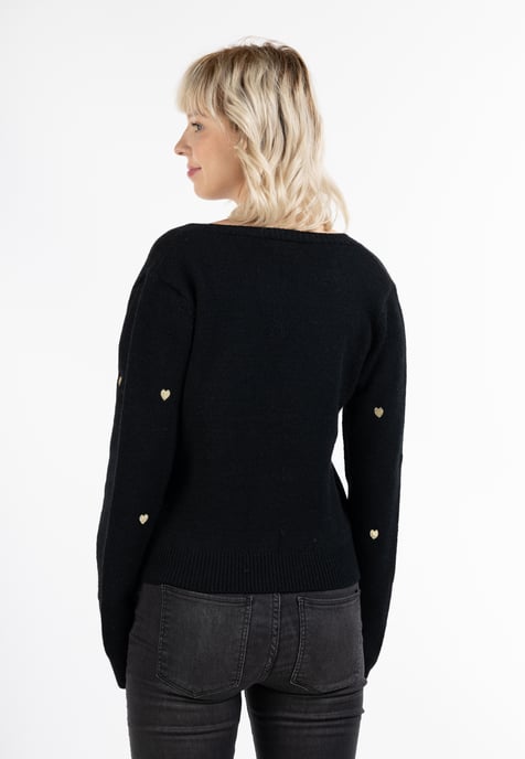 Mymo Cardigan women black - Image 4