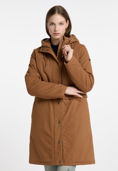 Dreimaster Winter coat women sand - Image 3