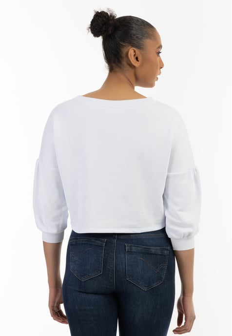 Mymo Sweatshirt women white - Image 4