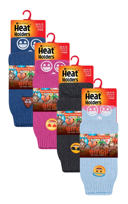 Pack de 4 Pares de Calcetines Emoji para Niños y Niñas - Emoji Mix - Image 2