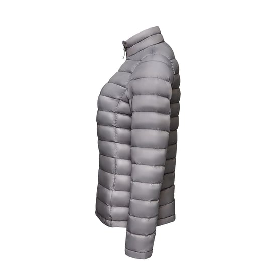 SOLS Womens/Ladies Wilson Lightweight Padded Jacket (Metal Grey) - Image 3