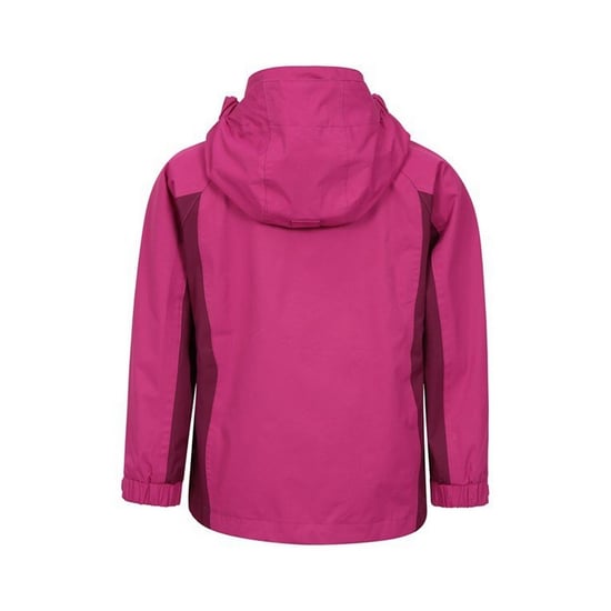 Mountain Warehouse Childrens/Kids Shelly II Waterproof Jacket (Berry) - Image 2