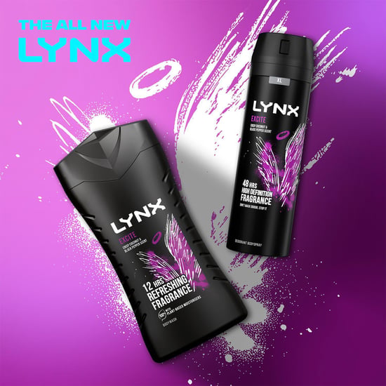 Lynx XL 48-H High Definition Fragrance Excite Body Spray Deodorant 6 Pack, 200ml