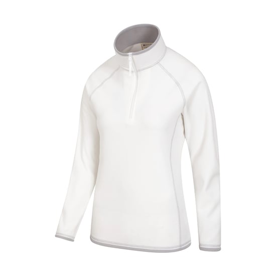 Mountain Warehouse Womens/Ladies Montana Half Zip Fleece Top (Beige) - Image 4