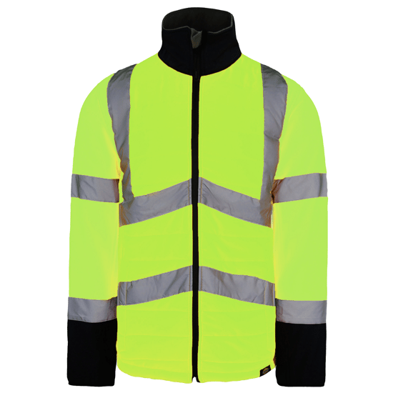 Dickies Hi-Vis Loudon Mens Amarillo Reflectante Jacket - Image 1