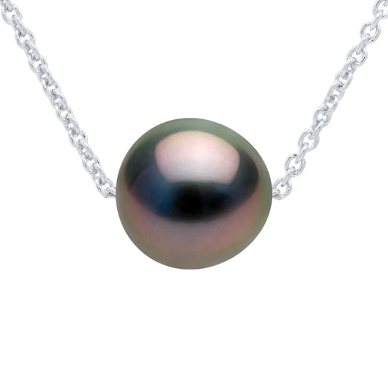 Necklace Real Cultured Tahiti Pearl Round 8-9 mm