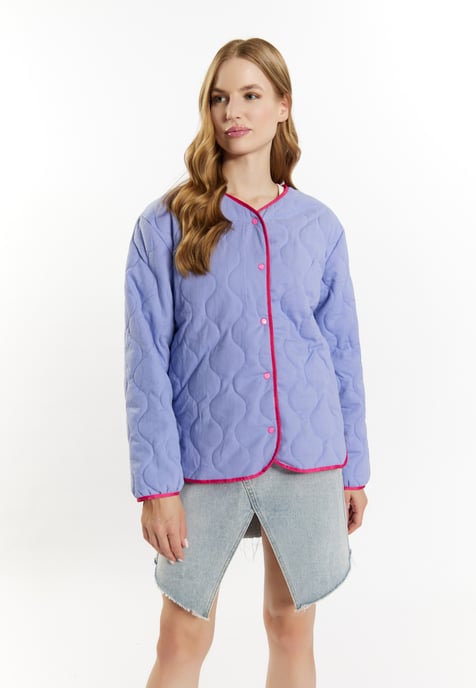 Dreimaster Quilted Jacket women purple - Image 3