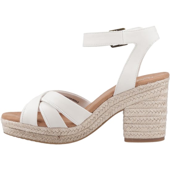 TOMS Majorca Strappy Leather Women's Light Sand Sandals - Image 4