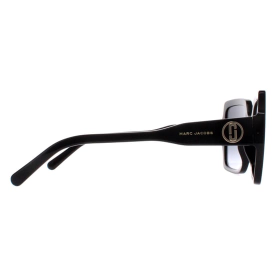 Marc Jacobs Cat Eye Womens Shiny Black Dark Grey Gradient MARC 731/S