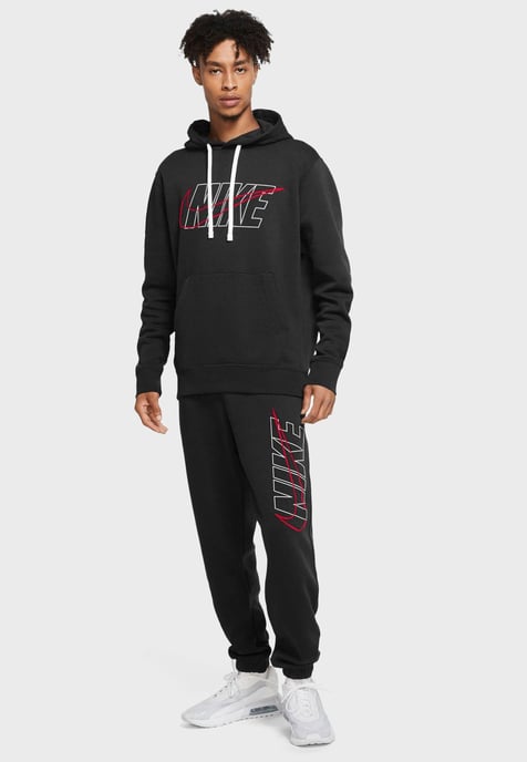 Nike Conjunto De Chándal Negro Club De Hombre - Image 1