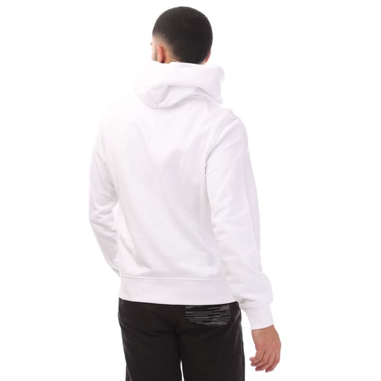 Sudadera con capucha blanca con logo pequeño morado descolorido de Diesel - Image 2
