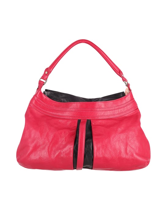 Marc Jacobs Lock it Up Camille Handbag in Dark Pink Leather - Image 4